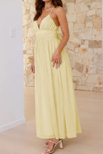 Ruched V-Neck Cami Dress