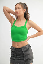 MONO B Seamless Solid Cami - Ladyez