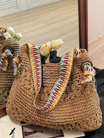 Woven Straw Shoulder Bag