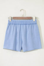 Drawstring Shorts with Pockets