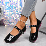 Buckle Strap Mary Jane Loafers