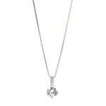 1 Carat Moissanite 925 Sterling Silver Pendant Necklace