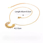 18K Gold-Plated Pendant Necklace
