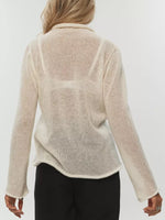 Mock Neck Long Sleeve Sweater