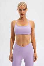 Crisscross Spaghetti Strap Active Cami - Ladyez