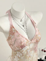Sequin Halter Neck Cami