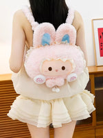 Cute Plush Bunny Backpack Bag