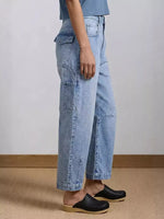 Washed Wide Leg Jeans