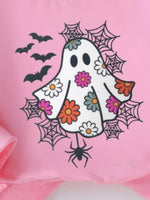 Children's Halloween Graphic Sweatshirt and Flare Pants Set