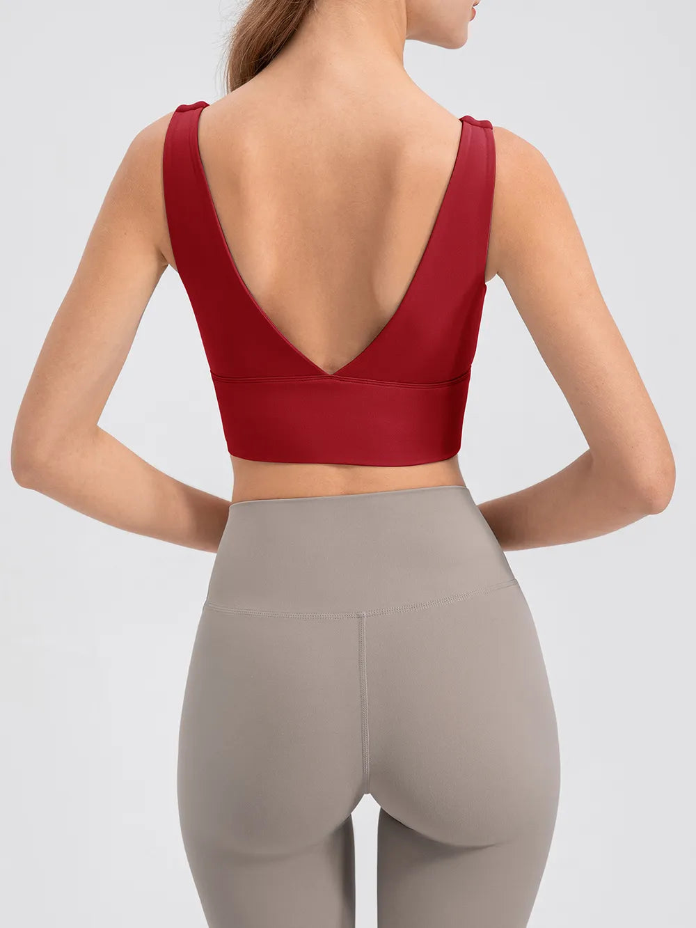 Scoop Neck Wide Strap Active Tank - Ladyez