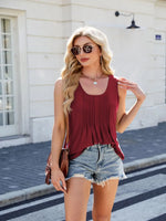 Scoop Neck Wide Strap Tank