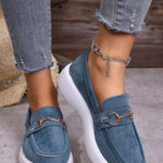 Round Toe Slip-Ons