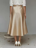 Satin Midi Skirt