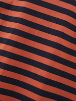 Children's Striped Round Neck Top and Shorts Set
