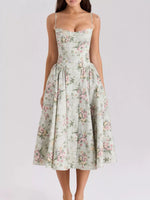 Sweetheart Neck Midi Cami Dress