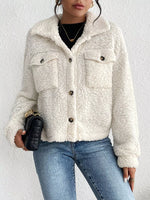 Cozy Sherpa Button-Down Jacket