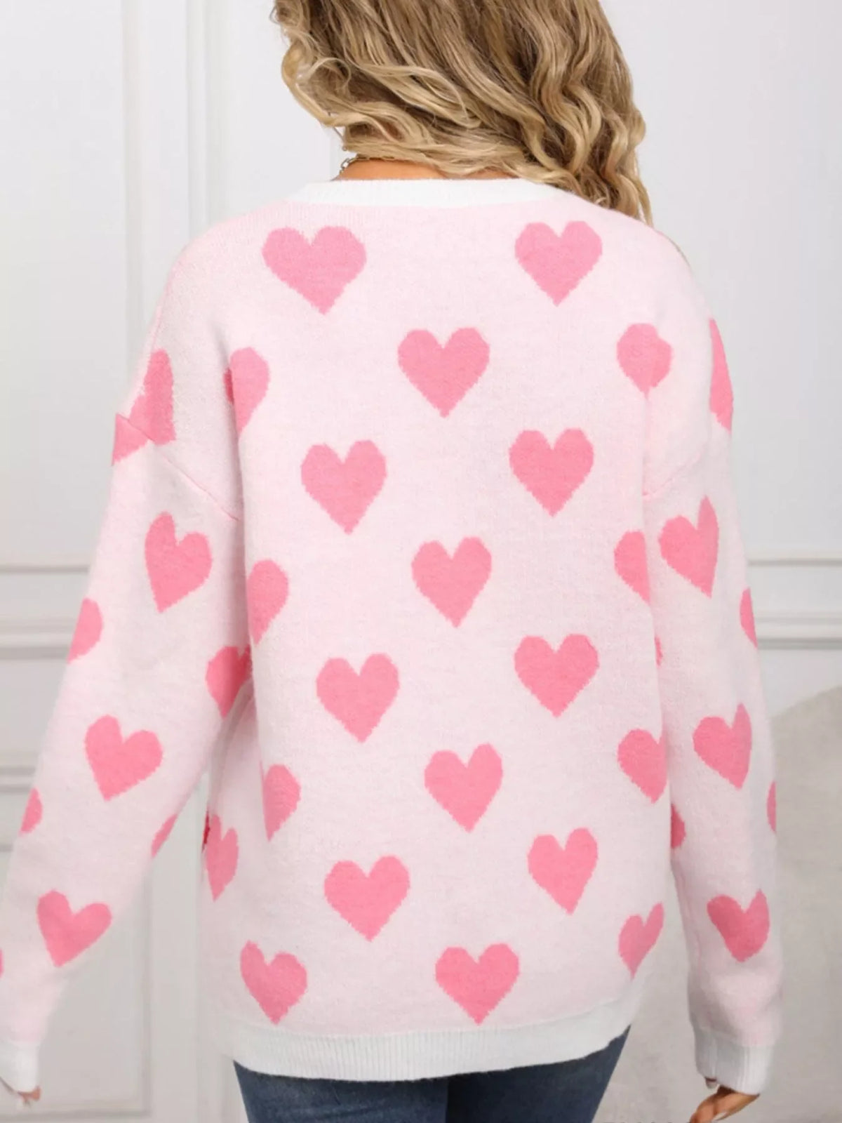 Valentine's Day Heart Crew Neck Sweater