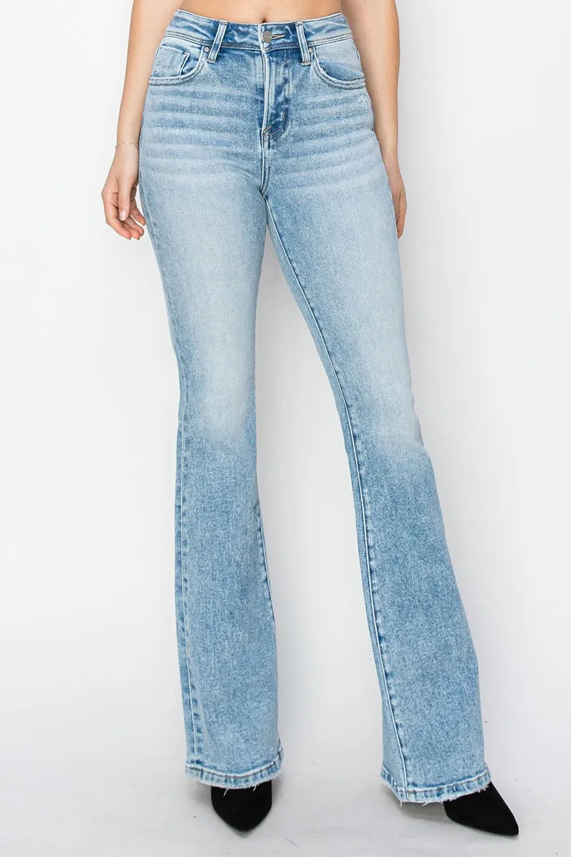 RISEN High Rise Bootcut Jeans - Ladyez