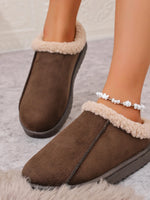 Cozy Faux Fur Lined Slippers - Ladyez