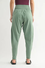 MONO B Flowbarrel High Waist Active Pants - Ladyez