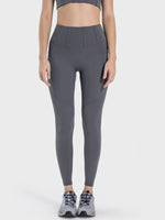 Millennia Pocketed High Waist Active Leggings - Ladyez