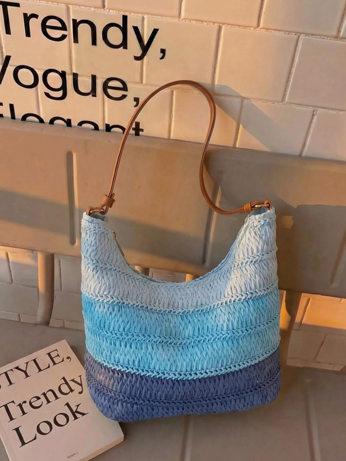 Straw Woven Shoulder Bag
