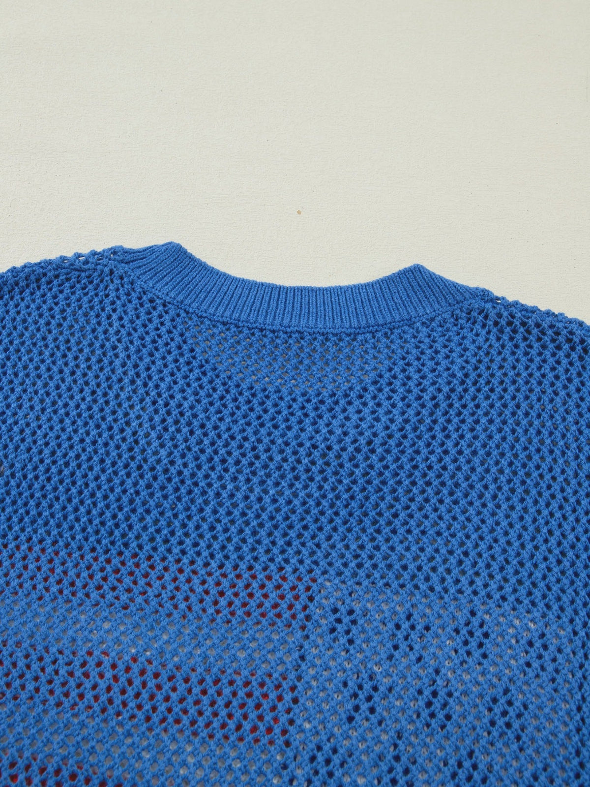 Flag Graphic Short Sleeve Sweater Top