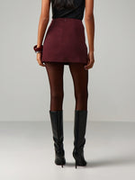Tie-Side Mini Skirt
