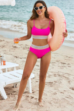 Scoop Neck Spaghetti Strap Two-Piece Swim Set - Ladyez