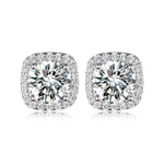 2.4 Carat Moissanite Stud Earrings - Ladyez