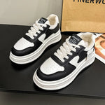 Contrast Platform Sneakers