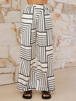 Button Down Half Sleeve Top and Pants Set