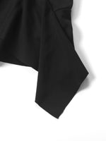Ruched Ruffle Hem Mini Dress