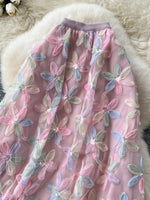 Floral Mesh Skirt