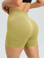 High Waist Active Shorts - Ladyez