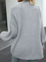 Chunky Knit Open Front Cardigan
