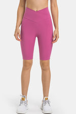 Millennia High Waist Biker Shorts with Pockets - Ladyez