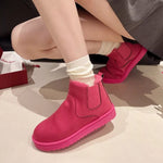 Round Toe Platform Boots