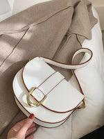 Buckle Flap Crossbody Bag