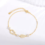 Zircon Gourd Adjustable Bracelet