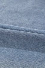 Vintage Wash Denim Dress with Pockets