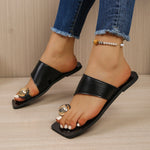 Toe Ring Flat Sandals