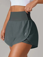 Pocketed High Waist Active Shorts - Ladyez