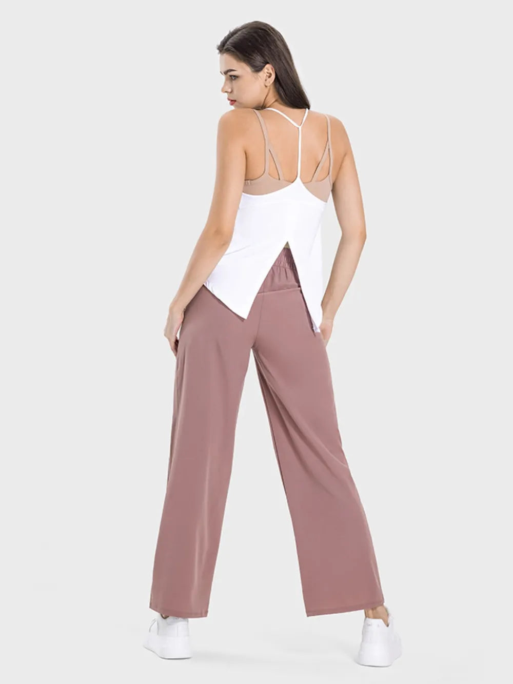 Millennia Drawstring Pocketed Active Pants - Ladyez