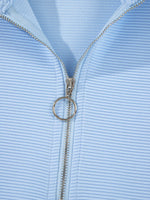 Half Zip Short Sleeve Polo and Shorts Set