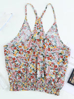Floral Print Halter Cami - Ladyez