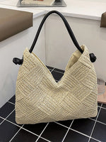 Woven Straw Shoulder Bag