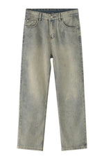Straight Leg Jeans with Pockets