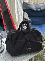Drawstring Color Block Travel Bag
