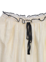 Contrast Trim Scoop Neck Cami and Skirt Set